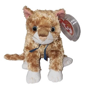 Ty Beanie Baby - Mattie die gewebte Katze 7 Zoll NEU NEU MIT ETIKETT Plüschtier Stofftier Spielzeug - Bild 1 von 7
