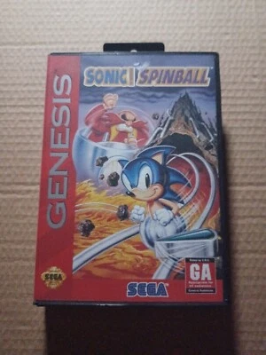 Sonic Spinball Sega Genesis Complete Clean & Tested - Image 1 of 4