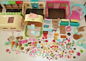 Lil' Woodzeez Playsets Furniture Accessories Toy Lot Bundle - Picture 1 of 8