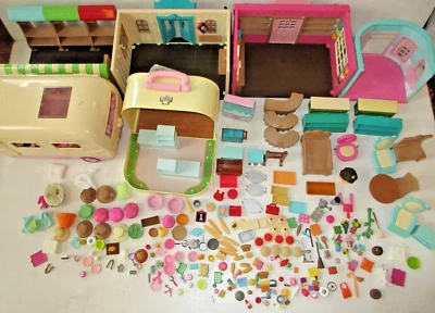 Lil' Woodzeez Juegos Muebles Accesorios Juguete Lote Paquete Foto 1 de 4