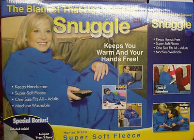  Kuscheldecke mit Ärmeln Sofadecke ca135x180 cm Tagesdecke versch. Farben Neu - Bild 1 von 2