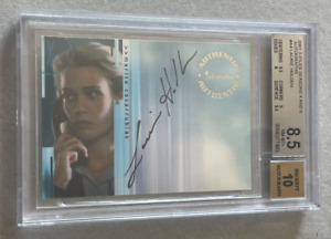 2001 Inkworks X-FILES Signed LAURIE HOLDEN Autograph AUTO BGS 8.5 Walking Dead