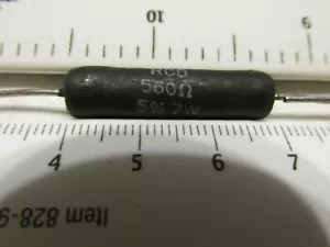 560 Ohm, .56K Ohm 7 Watt Resistor 5% Ceramic See Pics, Qty of 15 Fast Shipping - Picture 1 of 5