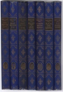 Heinrich Heines Werke in Einzelausgaben (7 Bände) mit ca. 285 Abb. 1921-1924 - Bild 1 von 12