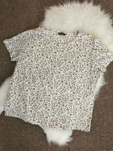 M&S 4XL / 20 UK Womens Leopard Print Short-Sleeve Shirt - Picture 1 of 4