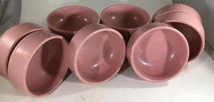 Ten Pink Plastic Bowls Holds 1 Cup For Desserts, Dipping, Candy, Nuts, Etc. New - Picture 1 of 3