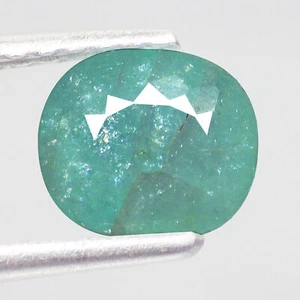 2,24 quilates significativo (8 x 7) cobre natural manganeso rodamiento turmalina Paraiba - Imagen 1 de 5