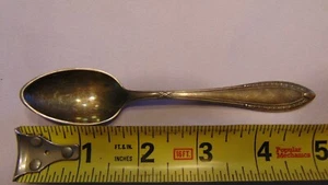 VINTAGE ALPACA SILBER 90 TARNISHED SILVER DEMI SPOON EXCELLENT!! - Picture 1 of 4