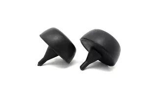 Pair Black Hood To Windshield Frame Bumper fits Jeep Wrangler YJ TJ - Bild 1 von 1