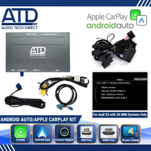 Kabellos Carplay für Audi Q3 3G Mmi Kamera Android Auto Interface Kit Hn + Hnav - Bild 1 von 12