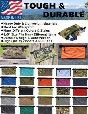 Bolsas de almacenamiento utilitarias ligeras/de alta resistencia de 9x5" para camping senderismo mochilero Foto 1 de 4
