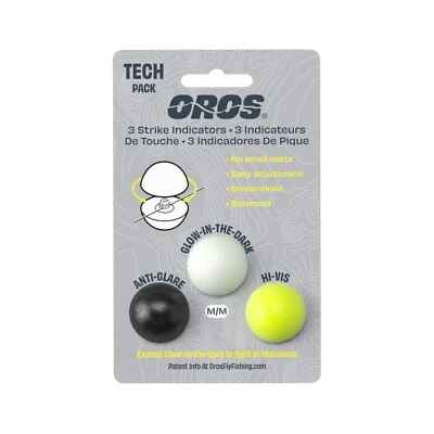 Oros Strike Indicator 3 Tech Pack * Nuevo Stock 2025 * BUNGS para pesca con mosca Foto 1 de 4