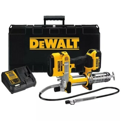 DEWALT Canada 20V MAX Li-Ion Cordless Grease Gun Kit Battery 4Ah Charger and Box - Image 1 of 4