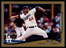 2014 Topps Update Gold Chris Withrow #US-274 Los Angeles Dodgers 1728/2014