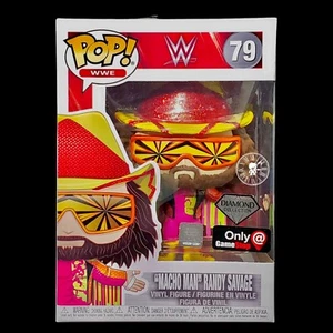 Funko Pop + Protezione! WWE #79 Macho Man Randy Savage (Diamante) Gamestop come nuovo - Foto 1 di 12