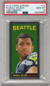 RUSSELL WILSON 2012 TOPPS CHROME 1965 ROOKIE RC #12 PSA 10 GEM MINT **SEAHAWKS** - Picture 1 of 2