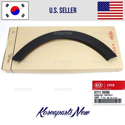 Moldura guardabarros delantero izquierdo lado del conductor 877113W000 ⭐OEM⭐ KIA SPORTAGE 2011-2016 Foto 1 de 4