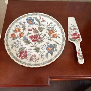 Smithsonian Institute Porcelain Cake Plate Server Japan Cooper Hewitt Museum - Picture 1 of 7