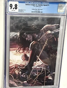 Justic League vs Suicide Squad #1 CGC 9.8 Lee Bermejo Virgin Variant DC 2017 - Picture 1 of 1