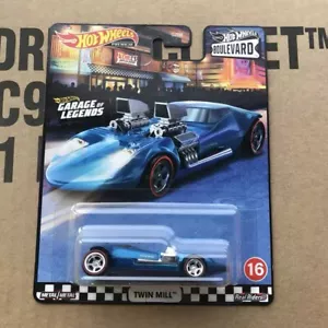 Hot Wheels Premium Boulevard #16 Twin Mill (Blue) Garage of Legends - Picture 1 of 4