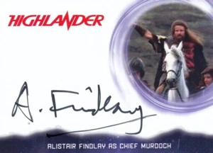 HIGHLANDER MOVIE (2023) - ALISTAIR FINDLAY (CHIEF MURDOCH) AUTOGRAPH CARD AF2 - Picture 1 of 1
