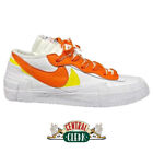 Size 8.5 - Nike Blazer Low Sacai White Magma Orange Dd1877-100