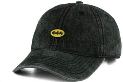 Batman Metal Pin DC Comics Correa Ajustable Trasera Denim Papá Sombrero Gorra Foto 1 de 2