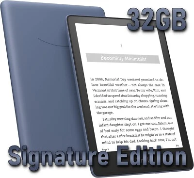Kindle Paperwhite Signature Edition - Denim Blue, 32GB, 6.8", wireless charging - Image 1 of 4