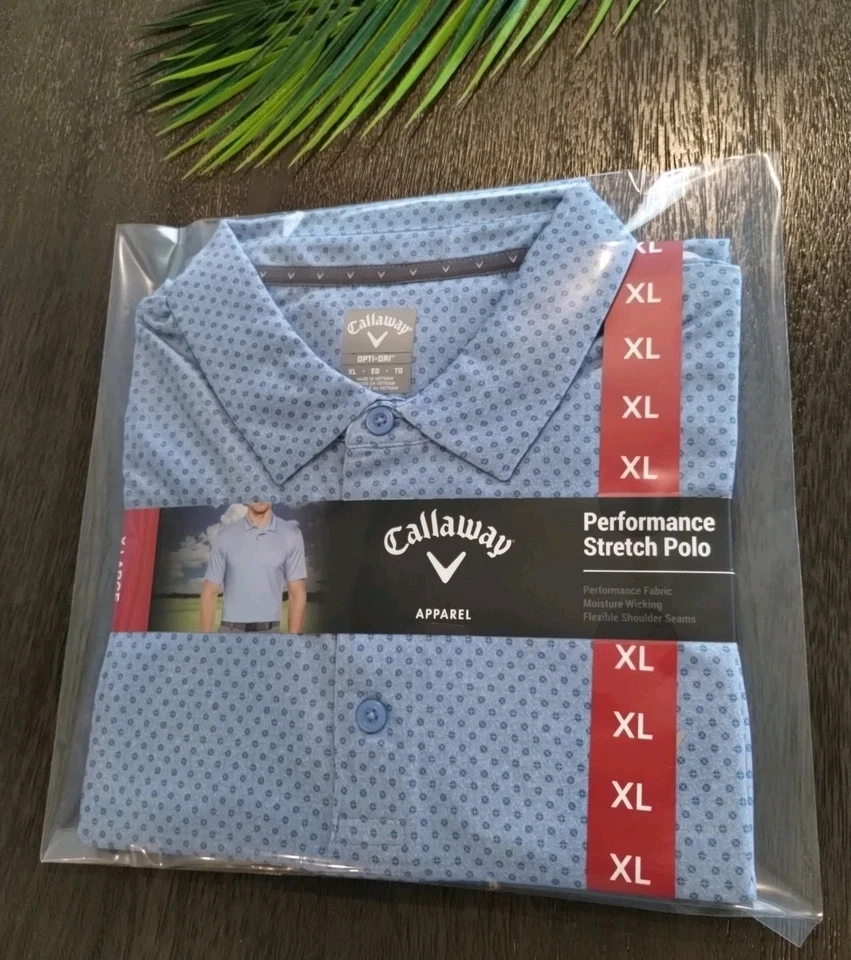 Callaway Apparel Performance Stretch Men's Polo Regatta Size XXL (CGKSF0M2)
