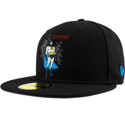 Batman The Animated Series Bats New Era 59Fifty Fitted Hat Black - Image 1 of 4