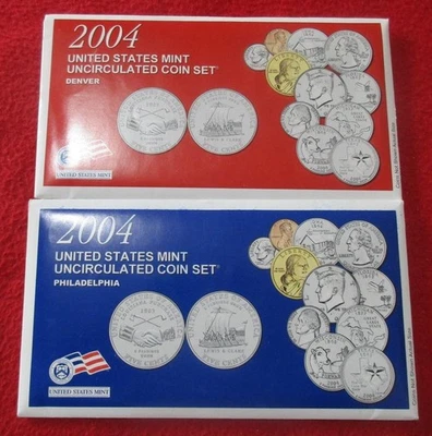 2004 P & D UNCIRCULATED US MINT SET. OGP                                #MF-5101 - Image 1 of 2