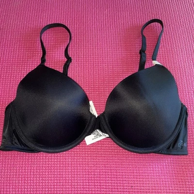 Новый с Ярлыками Victoria's Secret розовый женщин носить везде футболка бюстгальтер черный размер 34C - Изображение 1 из 4