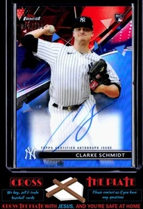 2021 Finest Rookie Blue Refractor Auto Clarke Schmidt Yankees 089/150 #FA-CS - Bild 1 von 2