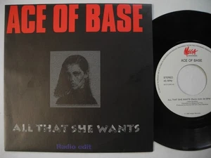 ACE OF BASE All That She Want / banghra vers. 45 7" single 1992 Holland EX+ - Picture 1 of 2