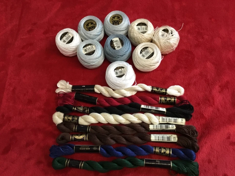 DMC Cotton Perle Thread Needlepoint Cross Stitch Embroidery Mixed Lot - 5, 8, 12 - Image 1 of 4