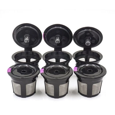 3x Reusable K Cups Universal Refillable Coffee Filters for Single Coffee Maker - Image 1 of 4