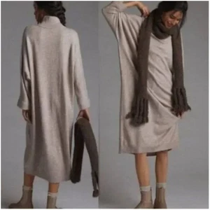 Saturday Sunday Anthropologie Oversized Midi Pullover Kleid S Cozy Knit Lounge - Bild 1 von 9