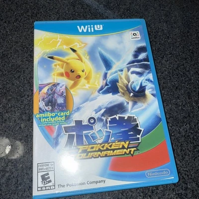 Pokkén Tournament (Nintendo Wii U, 2016) No Manual - Image 1 of 4