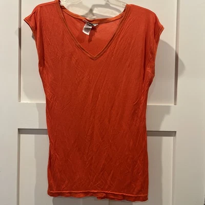 Hard Tail Forever Cap Sleeve Top Tank NWOT Small Orange - Image 1 of 4