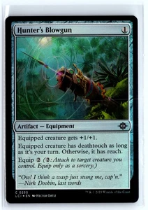 FOIL Hunter's Blowgun Lost Caverns of Ixalan – MTG Magic the Gathering Card - Picture 1 of 5