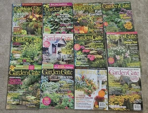 Lot 12 GARDEN GATE magazines 66-81 Flowers Backyard Combine colors Butterflies - Picture 1 of 1
