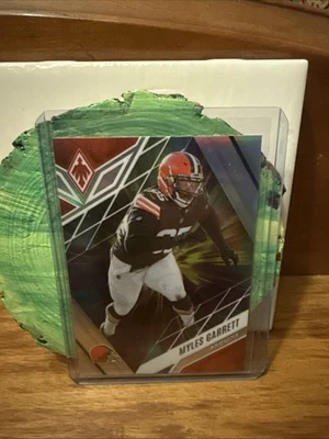 2022 Panini Phoenix Myles Garrett #22 Color Burst Cleveland Browns SP Mint DMVP - Image 1 of 4