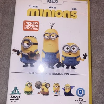 Minions 2015 DVD Starring Sandra Bullock - Image 1 of 3