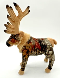 Camo 10" Elk Plush Stuffed Elk Animal Toy Alaska by Wildlife Artists 2015 Hunt - Picture 1 of 6