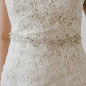 Wedding Dress Belt Bridal for Rhinestone Belts Accessories Bride