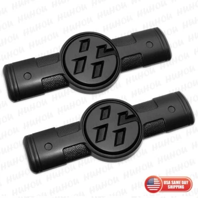 2pcs SCION FRS FR-S GT 86 Side Fender Matte Black Badge Nameplate Logo Emblem Foto 1 de 4