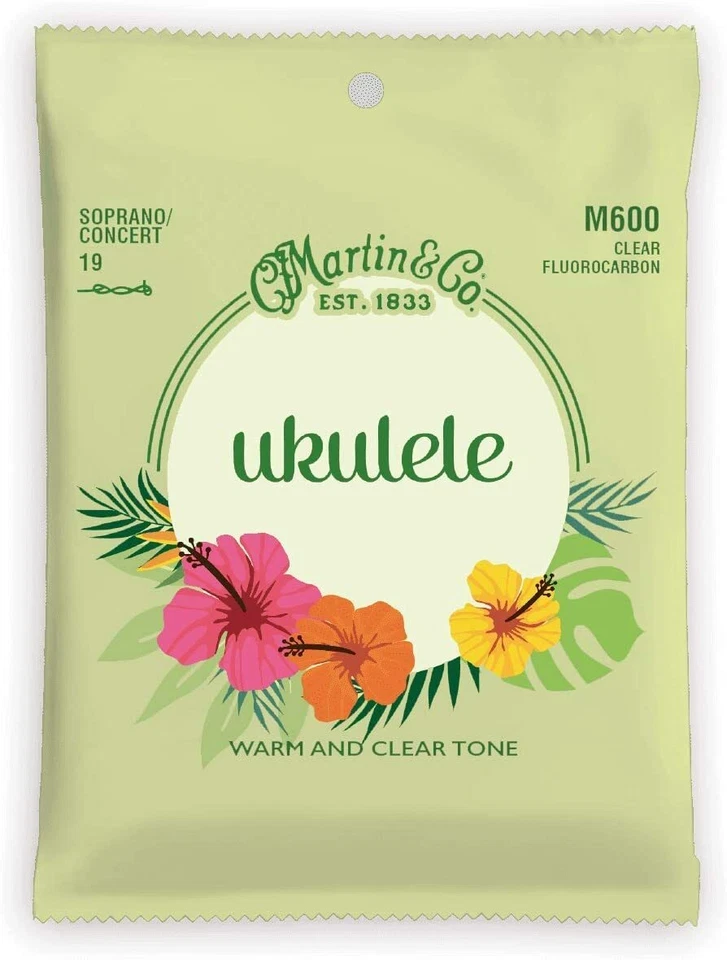 Martin Soprano Clear Fluorocarbon Ukulele Strings M600 - Image 1 of 1