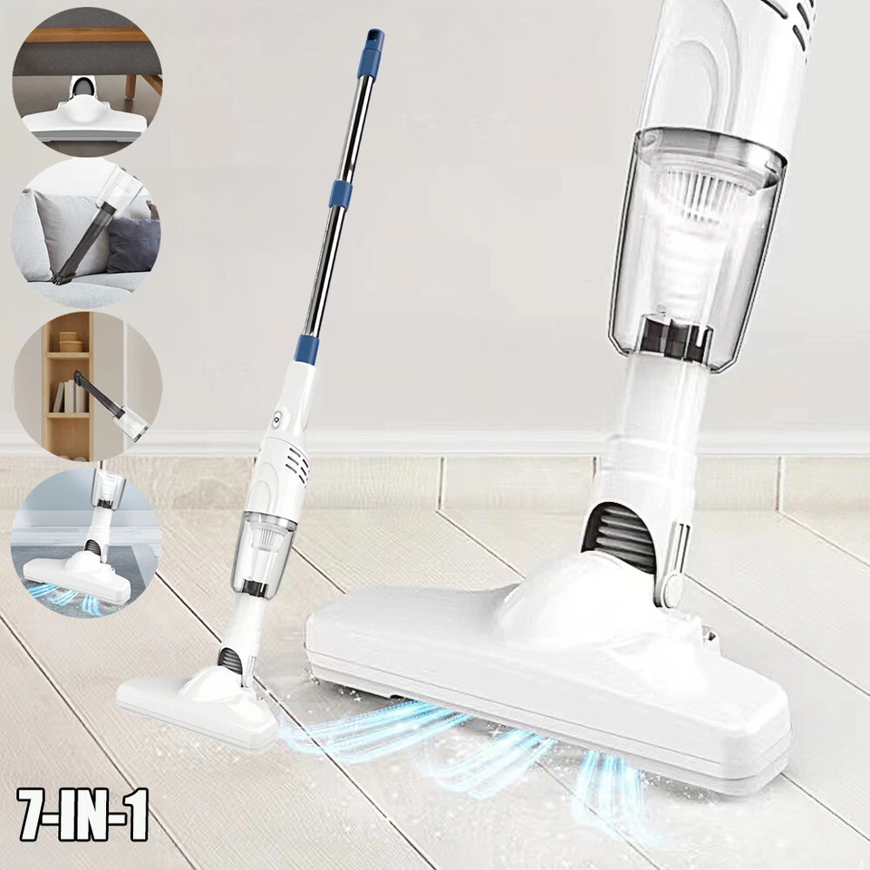 7 in 1 Upright Stick Power Vacuum Cleaner 120W Cordless Bagless Handheld  - Image 1 of 4