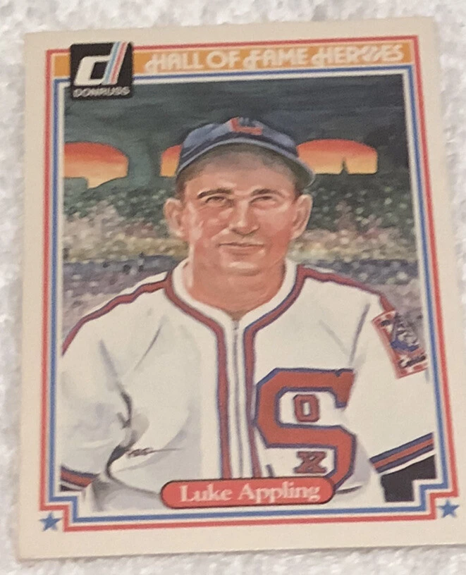 1983 Donruss Luke Appling Hall of fame Heeroes #8 - Image 1 of 2