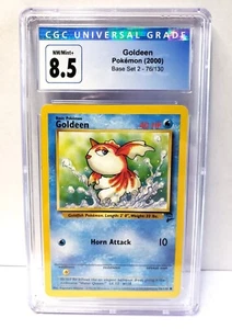 Pokémon TCG - Goldeen - 76/130 - Base Set 2 (2000) - Unlimited - CGC 8.5 - Picture 1 of 1
